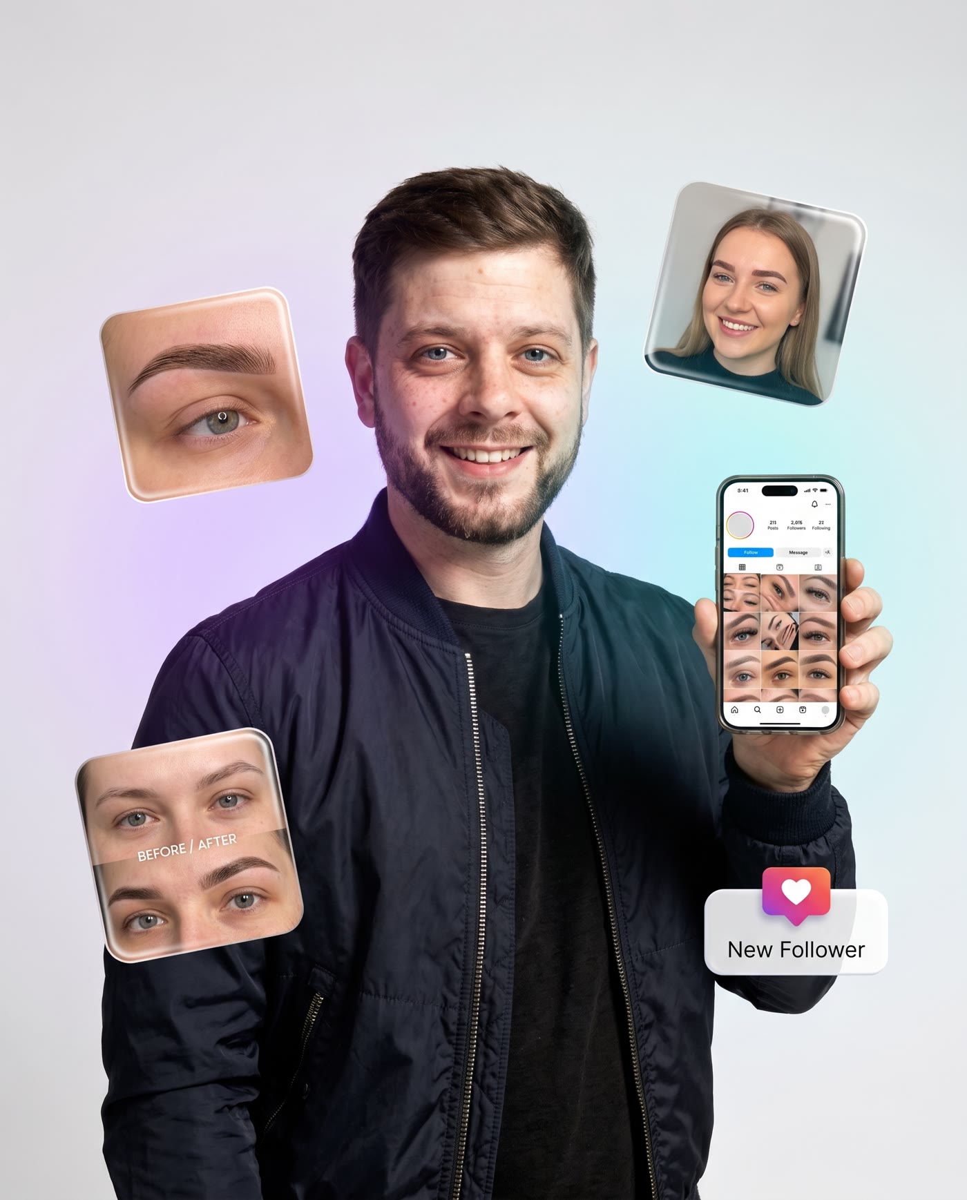 Instagram beauty cu AI — Illia Klen